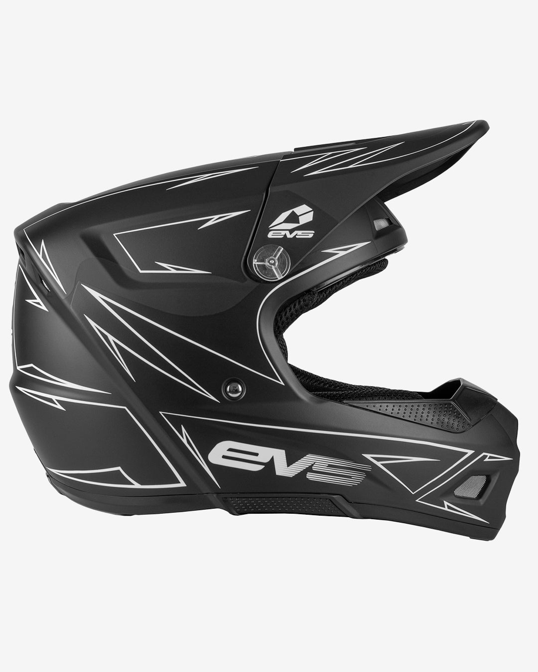 T3 Youth Helmet - Pinner Matte Black - EVS Sports