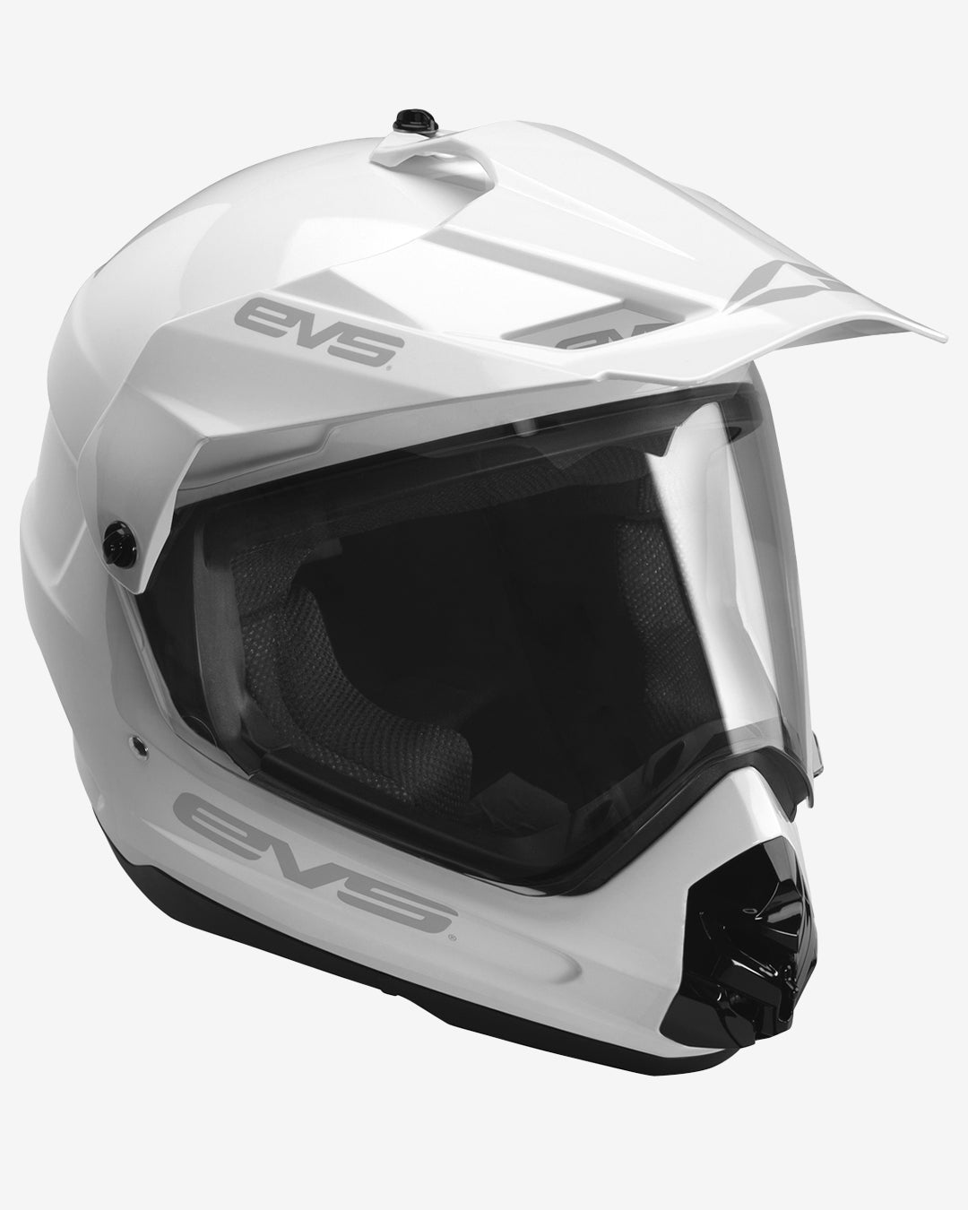 T5 Dual Sport Helmet - Venture Solid White - EVS Sports